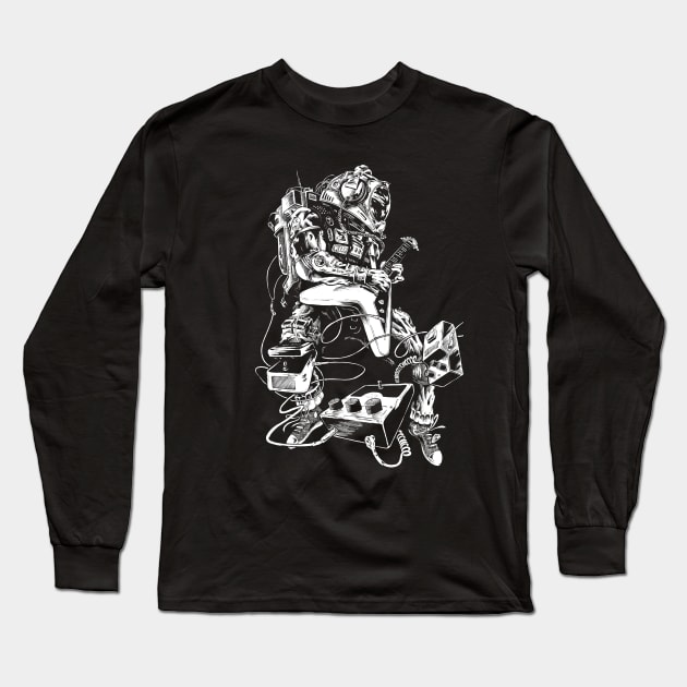 Supernaut 2 heavy metal doom astronaut amp guitar pedals stoner rock Long Sleeve T-Shirt by JonathanGrimmArt